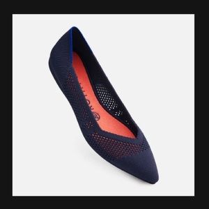 Rothy’s Maritime Lattice Stitch Navy Blue - Size 7 - Lightly Worn